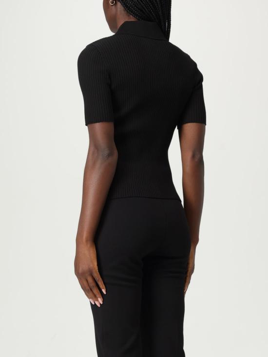 25FW 쿠레쥬 폴로 티셔츠 VESMPO029FI0001 9999 Black - COURREGES