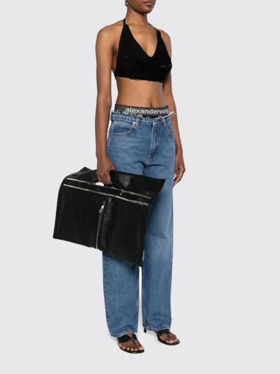 25FW 알렉산더 왕 토트백 20325K80L 001 Black - ALEXANDER WANG