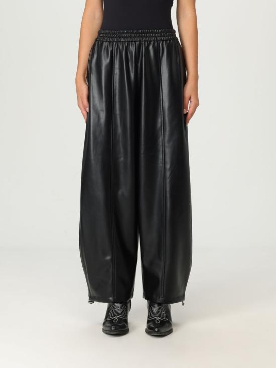 25FW 핑코 가죽 팬츠 105420A2Q1 Z99 Black