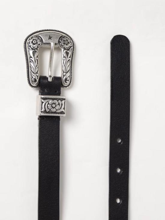 25FW 골든구스 레귤러 벨트 GWA00402A00013390100 Black - GOLDEN GOOSE