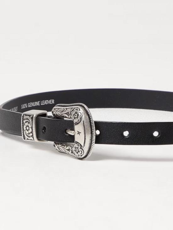 25FW 골든구스 레귤러 벨트 GWA00402A00013390100 Black - GOLDEN GOOSE