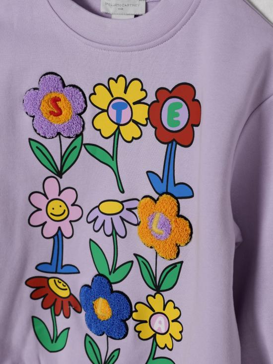 25FW [키즈] 스텔라 맥카트니 풀오버 TX4A60Z3059 522 Violet - STELLA MCCARTNEY