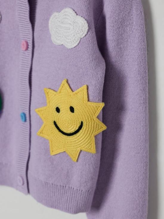 25FW [키즈] 스텔라 맥카트니 풀오버 TX9000Z1528 522 Violet - STELLA MCCARTNEY