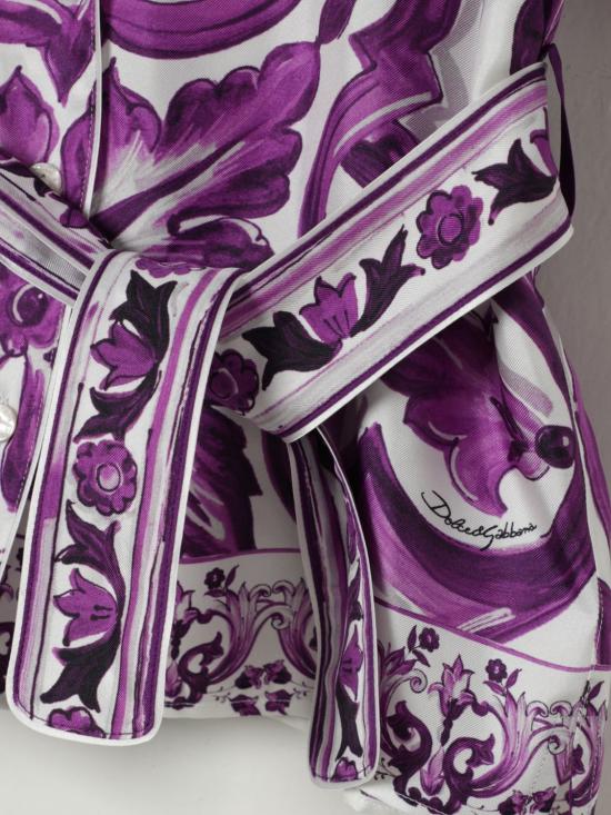 25FW [키즈] 돌체앤가바나 셔츠 L55S65HI1TK IP3TN Violet - DOLCE & GABBANA