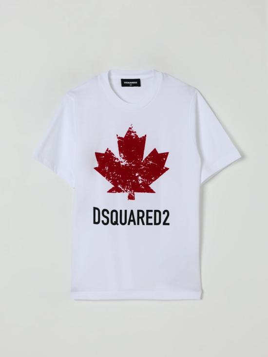 25FW [키즈] 디스퀘어드2 티셔츠 DQ2982D00XM DQ100 White