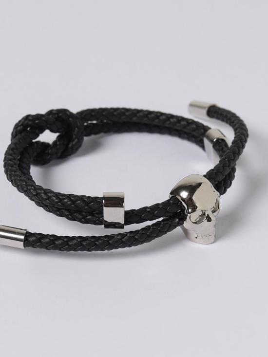 25FW 알렉산더 맥퀸 주얼리 8366881ALCA 1000 Black - ALEXANDER MCQUEEN