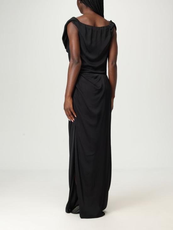 25FW 비비안웨스트우드 롱 원피스 1101039NW012Y N401 Black - VIVIENNE WESTWOOD