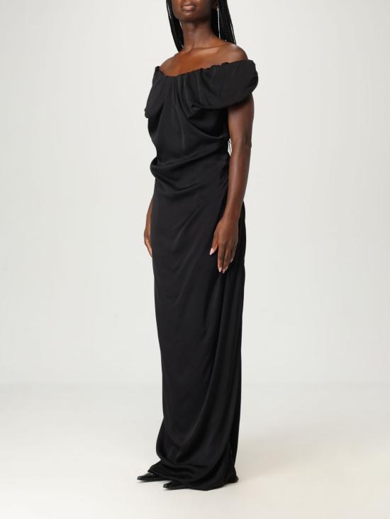 25FW 비비안웨스트우드 롱 원피스 1101039NW012Y N401 Black - VIVIENNE WESTWOOD