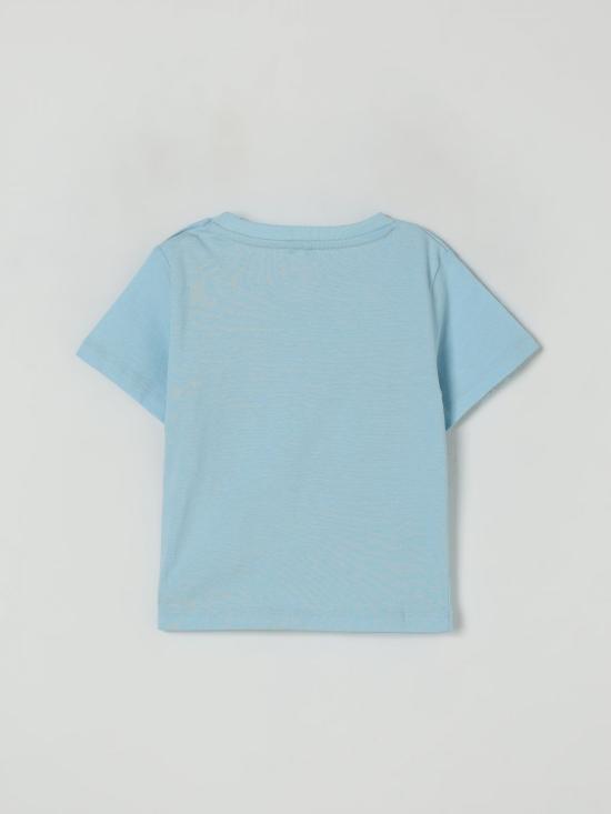 25FW [키즈] 스텔라 맥카트니 티셔츠 TX8531Z0434 60R Sky Blue - STELLA MCCARTNEY