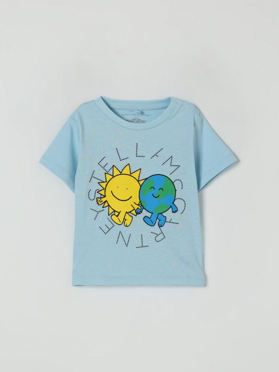 25FW [키즈] 스텔라 맥카트니 티셔츠 TX8531Z0434 60R Sky Blue