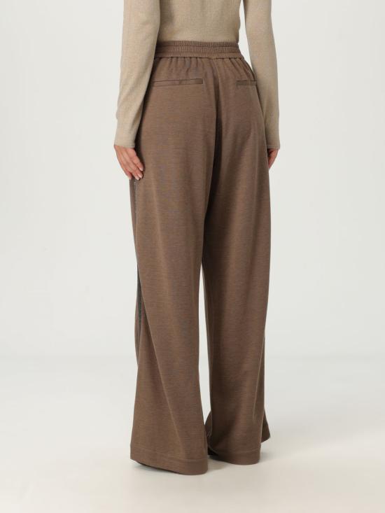 25FW 브루넬로 쿠치넬리 스트레이트 팬츠 MP828SM689 C9122 Brown - BRUNELLO CUCINELLI