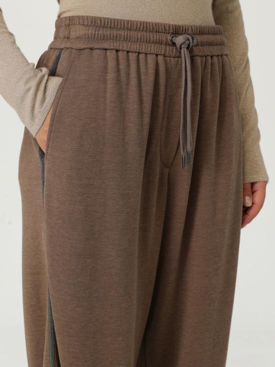 25FW 브루넬로 쿠치넬리 스트레이트 팬츠 MP828SM689 C9122 Brown - BRUNELLO CUCINELLI