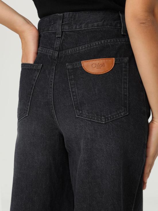 25FW 끌로에 데님 팬츠 CH25ADP02156 075 Black - CHLOE