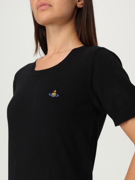 25FW 비비안웨스트우드 Bea 베아 니트 탑 1803002QY001V N401 Black - VIVIENNE WESTWOOD