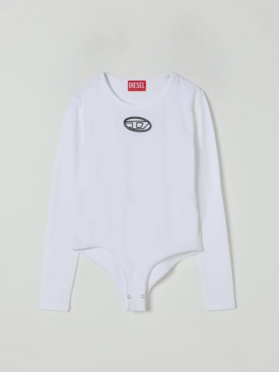 25FW [키즈] 디젤 티셔츠 J024330AFAA K100 White