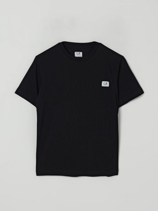25FW [키즈] 씨피 컴퍼니 티셔츠 CUM00SLAA17 60100 Black