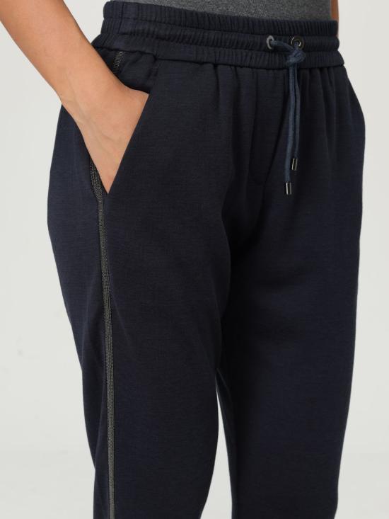 25FW 브루넬로 쿠치넬리 스트레이트 팬츠 MD828SM679 C8366 Blue - BRUNELLO CUCINELLI