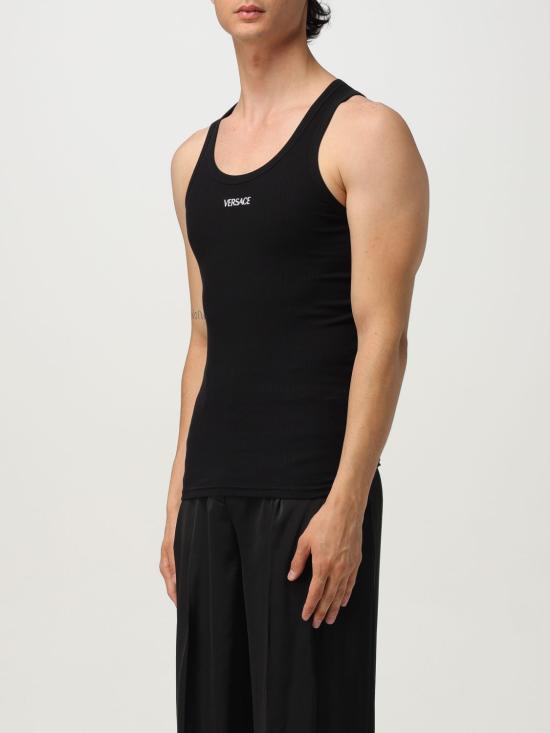 25FW 베르사체 반팔 티셔츠 10131251A09410 1B000 Black - VERSACE