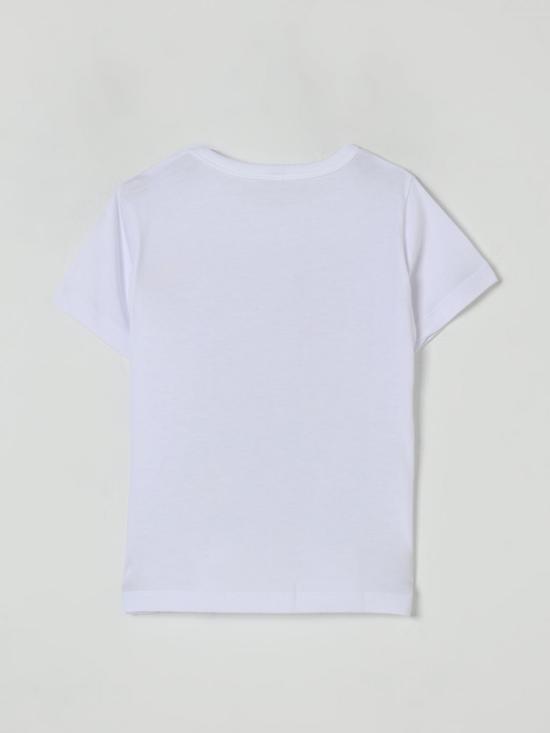 25FW [키즈] 스텔라 맥카트니 티셔츠 TX8A61Z0434 100 White - STELLA MCCARTNEY