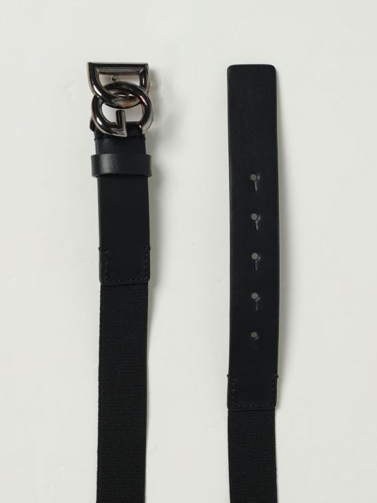 25FW [키즈] 돌체앤가바나 벨트 EC0083AF841 80999 Black - DOLCE & GABBANA