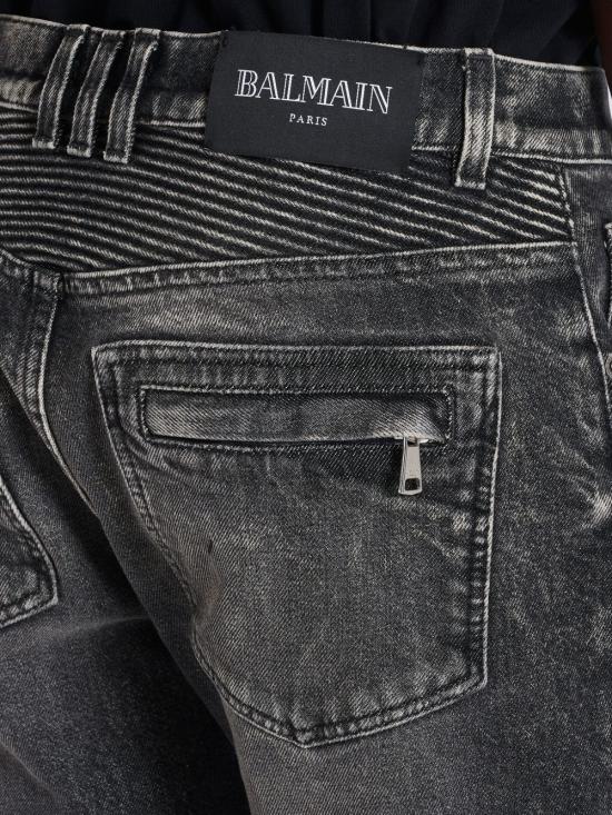 25FW 발망 데님 팬츠 FH1MG115DF829AZ DOM - BALMAIN