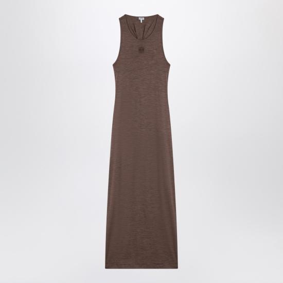 25SS 로에베 롱 원피스 S359Y51X91WO Brown