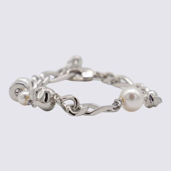 26FW 알렉산더 맥퀸 주얼리 836792J16PA1906 WHITE DOM - ALEXANDER MCQUEEN