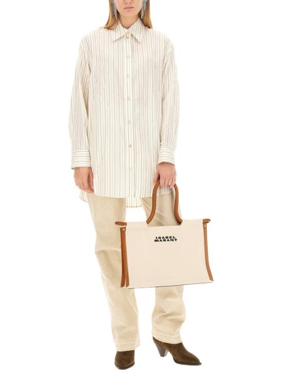  이자벨마랑 셔츠 CH0119FA A4I21I23EC WHITE - ISABEL MARANT