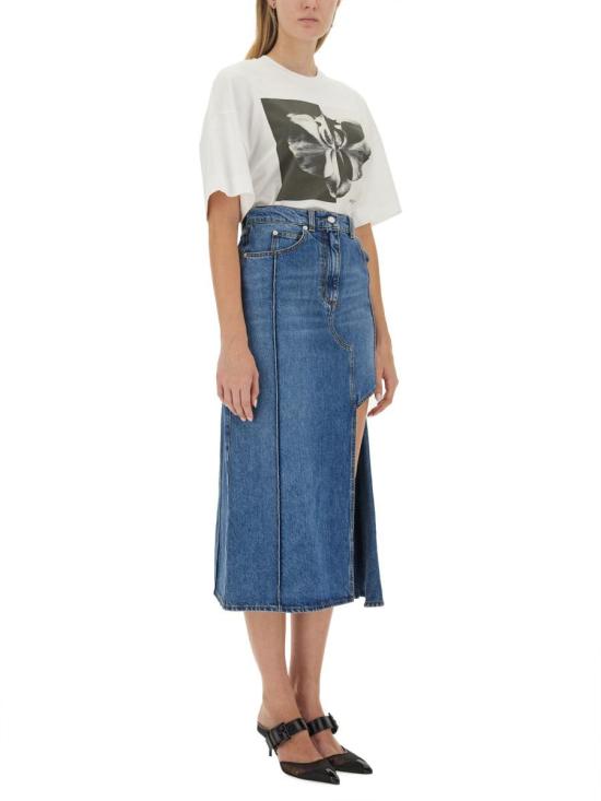  알렉산더 맥퀸 반팔 티셔츠 769754 QZAKH0900 MULTICOLOUR - ALEXANDER MCQUEEN