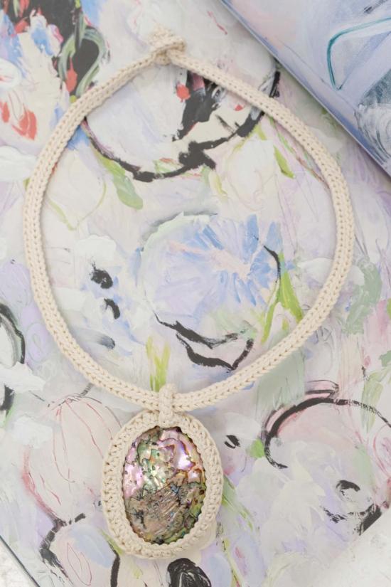  베클리나 목걸이/팬던트 케이지드 아발론 목걸이 - BEKLINA