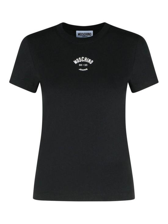  모스키노 반팔 티셔츠 K1J070782361555 Black