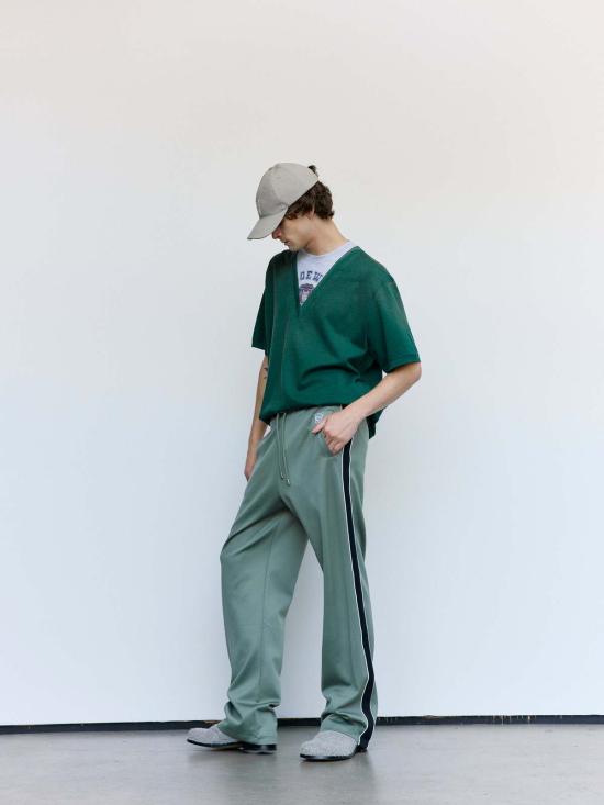  로에베 긴팔 티셔츠 컬리지에이트 루즈핏 티셔츠 - LOEWE