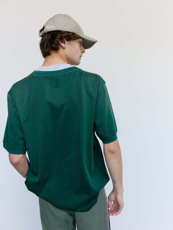  로에베 긴팔 티셔츠 컬리지에이트 루즈핏 티셔츠 - LOEWE