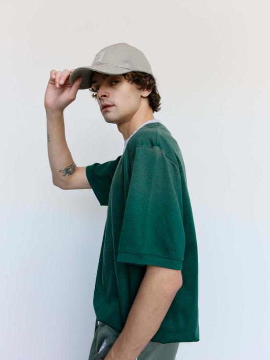  로에베 긴팔 티셔츠 컬리지에이트 루즈핏 티셔츠 - LOEWE