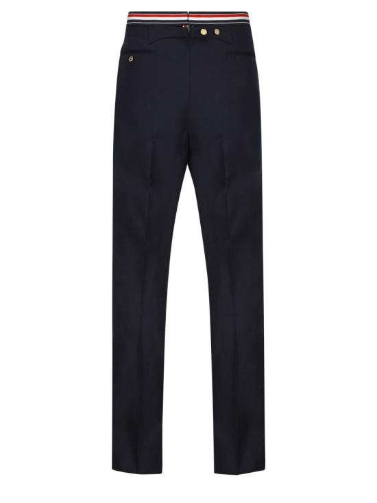  톰브라운 스트레이트 팬츠 MTC208A 00626415 BLUE - THOM BROWNE