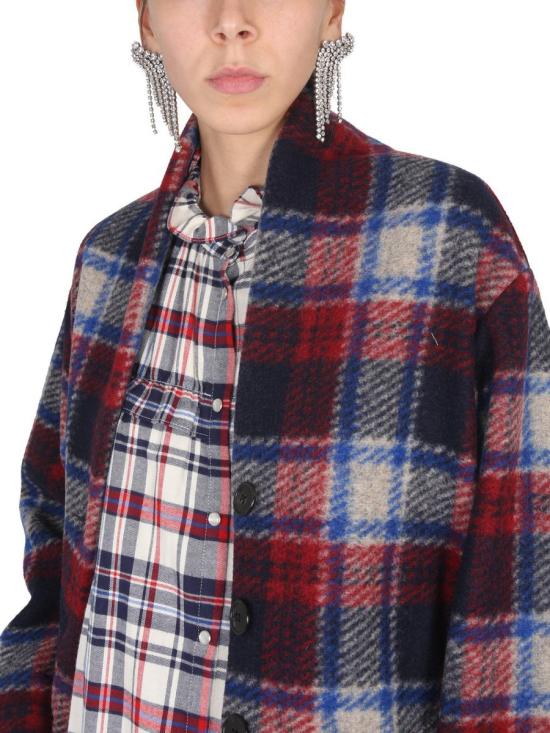  이자벨마랑에뚜왈 코트 MA0019 A1D24EBURD MULTICOLOUR - ISABEL MARANT ETOILE
