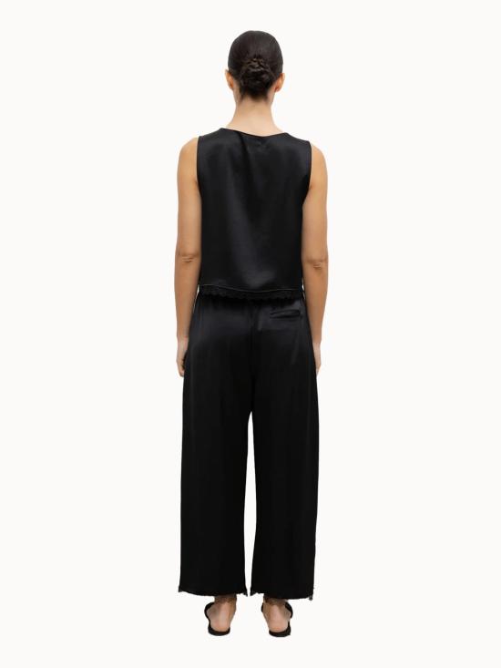  Pied Nu 크롭 팬츠 파이드 누 바브 레이스  블랙 - OTHER BRANDS