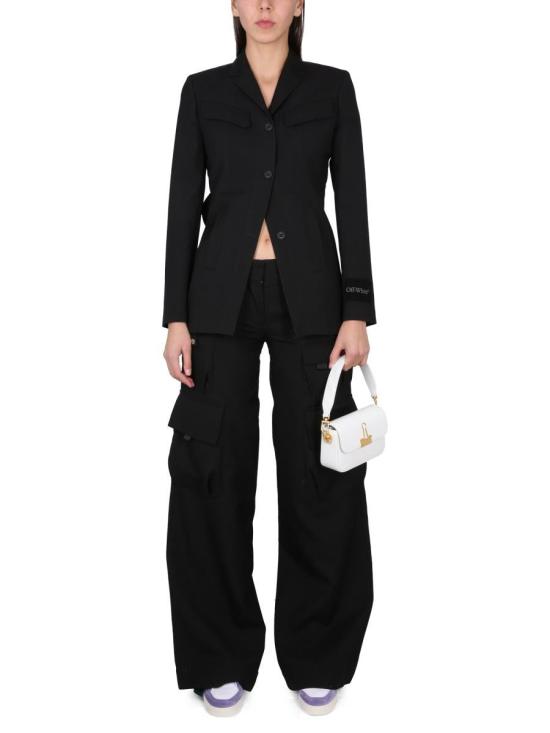  오프화이트 자켓 OWEF101 S23FAB0011000 Black - OFF WHITE