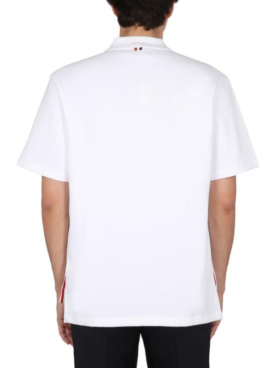  톰브라운 반팔 셔츠 MJP171A J0029100 WHITE - THOM BROWNE