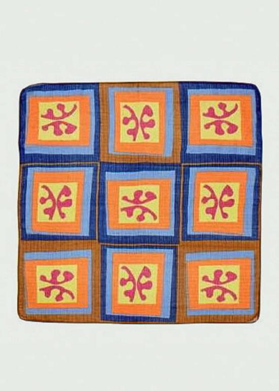  이피스 머플러/스카프 에피스 코튼 실크 패치워크 반다나 살구색