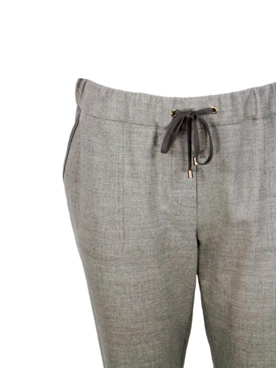 25FW 로레나안토니아찌 팬츠 A2450PA80I 0218 Greige - LORENA ANTONIAZZI