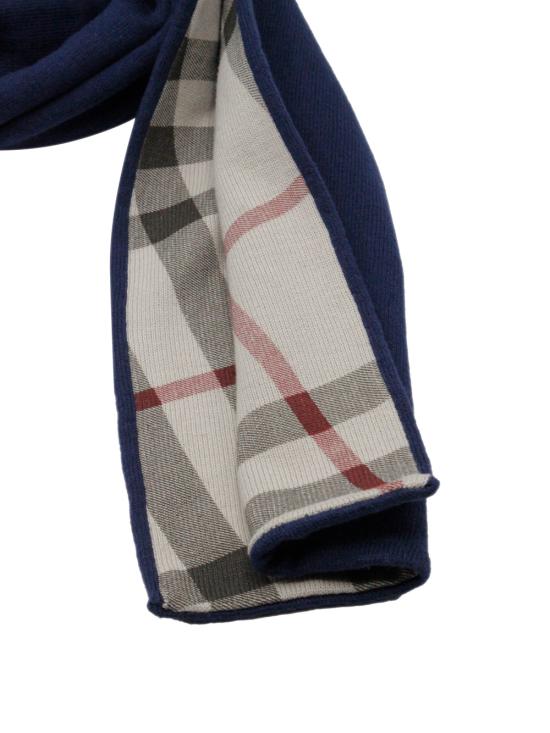 25FW [키즈] 버버리 넥워머/머플러/스카프 B10345 85T 87 Blue - BURBERRY