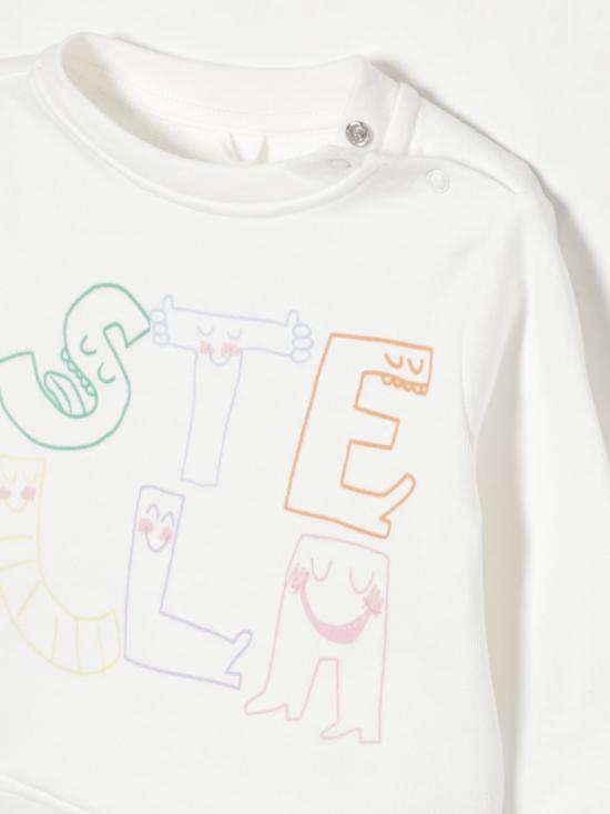 25SS [키즈] 스텔라 맥카트니 풀오버 TW4130Z0499 101 Ivory - STELLA MCCARTNEY