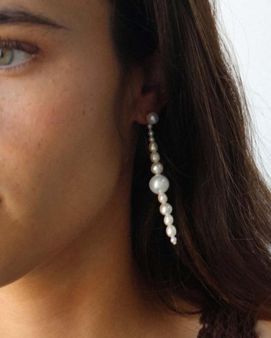  브레넌 스튜디오 이어링 펄 스피리스 드롭 - BRENNAN STUDIOS