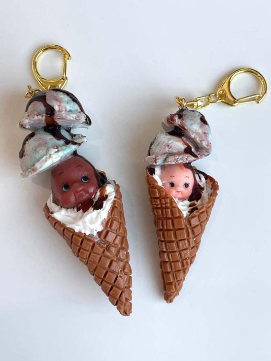  Otonamiya 키링 아이스크림 큐피