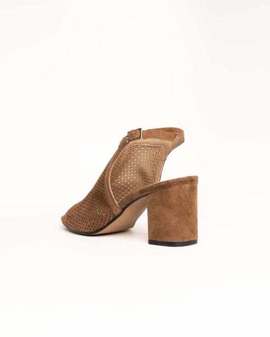  코르다니 샌들 Cordani Illia 블록 힐  Cuoio 스웨이드 - CORDANI