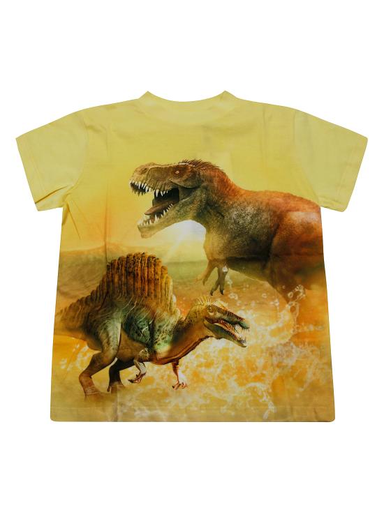 25SS [키즈] 몰로 티셔츠 1S25A213 ROXO 3873 SUNNY DINOS GIALLO