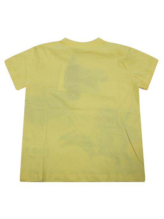 25SS [키즈] 몰로 티셔츠 1S25A213 ROXO 3873 SUNNY DINOS GIALLO - MOLO