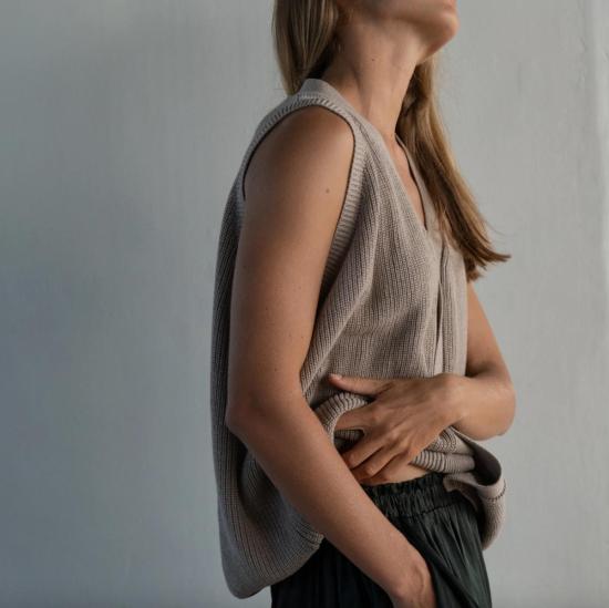  Avy & Co. 베스트 아서 니트 조끼 - OTHER BRANDS