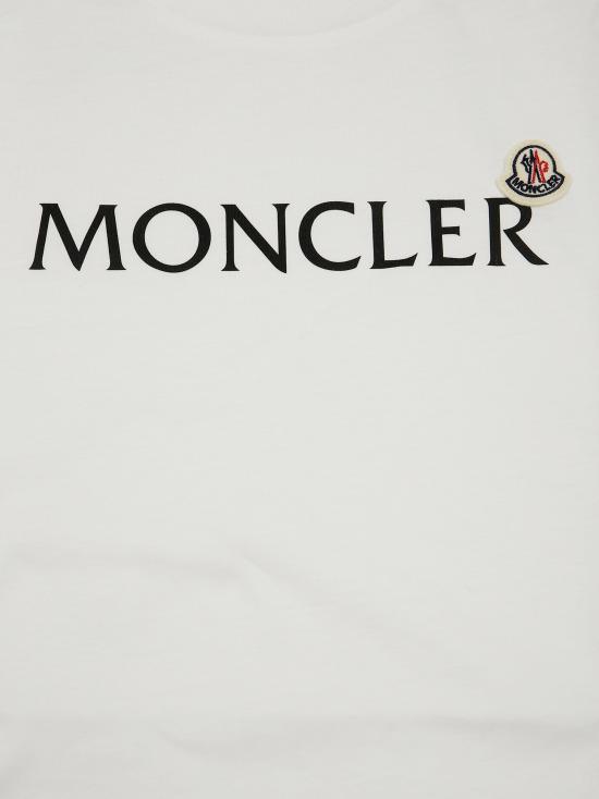 25FW [키즈] 몽클레어 티셔츠 K2954 8C00018 89AFV 034 BIANCO - MONCLER